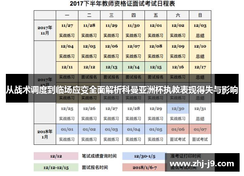 从战术调度到临场应变全面解析科曼亚洲杯执教表现得失与影响 从战术调度到临场应变全面解析科曼亚洲杯执教表现得失与影响